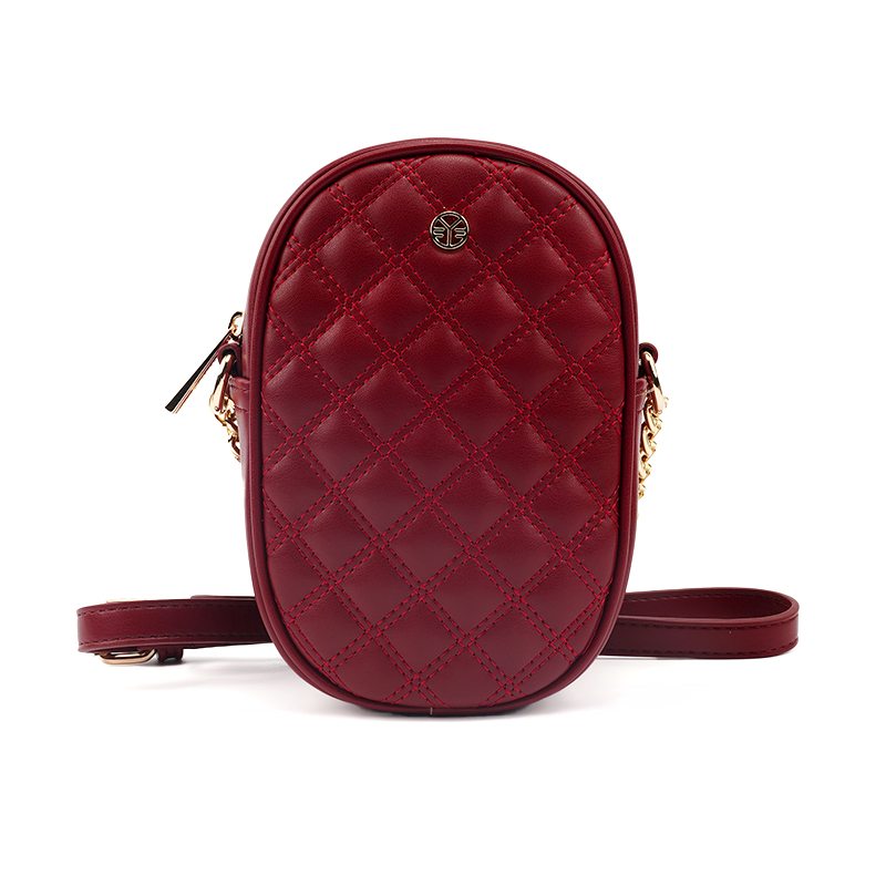 FASHION&ELEGANT CROSSBODY BAG HANDMADE HIGH QUALITY PU PHONE BAG