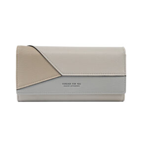 HOT SELLING GEOMETRIC SHAPES LADY WALLET LONG TRI-FOLD ZIPPER CLUTCH WALLET
