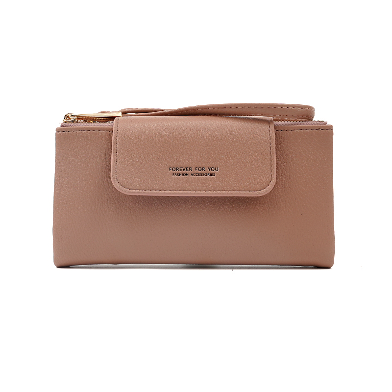WOMENS WALLET CARD HOLDER PORTABLE WALLET LADIES PURSE WITH WRIST STRAP