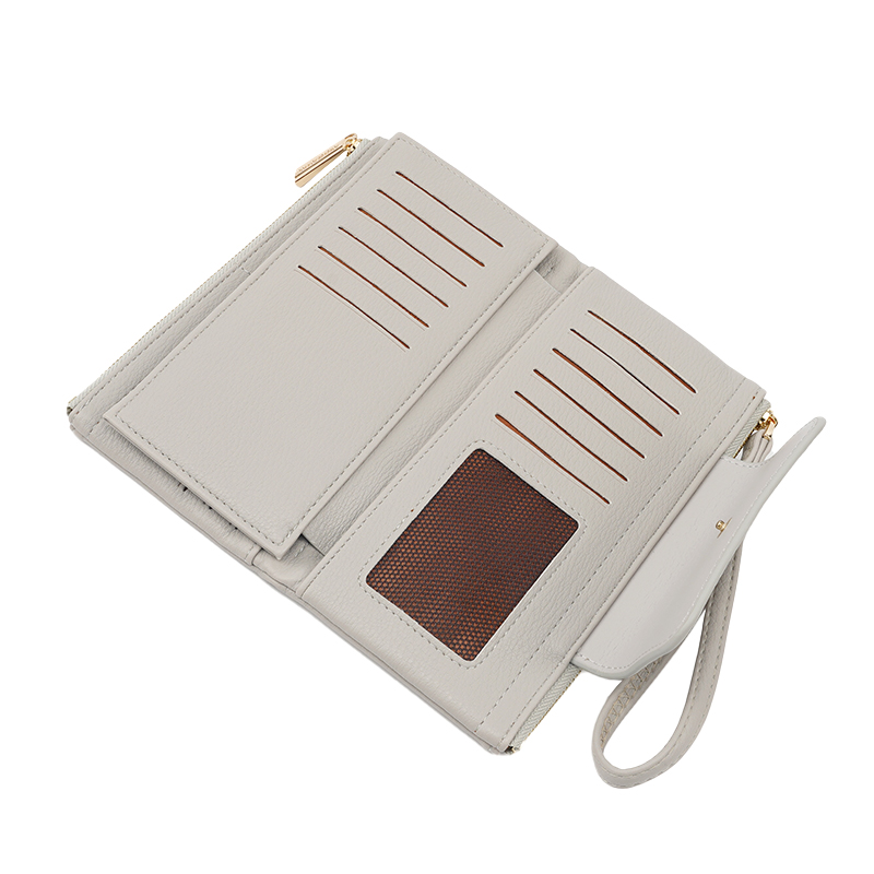 WOMENS WALLET CARD HOLDER PORTABLE WALLET LADIES PURSE WITH WRIST STRAP