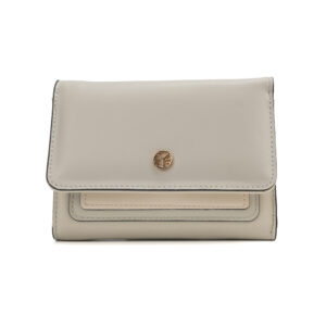 LEISURE LADY CLUTCH WALLET MIX COLOR DESIGN WOMEN ZIPPER SHORT PU WALLET