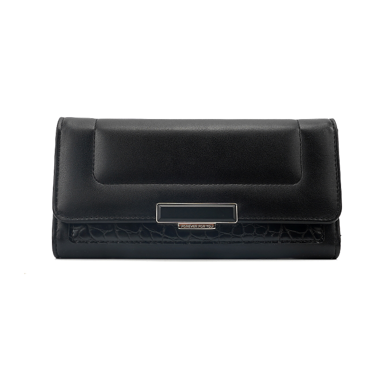 FOREVER FOR YOU LONG TRI FOLD WALLET LADY CLUTCH PHONE ZIPPER WALLET