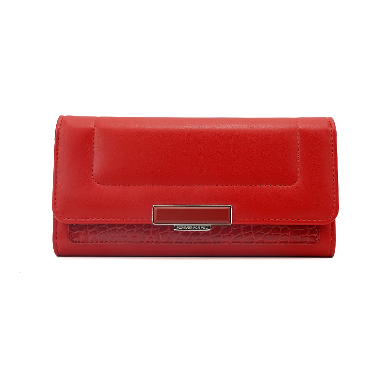 FOREVER FOR YOU LONG TRI FOLD WALLET LADY CLUTCH PHONE ZIPPER WALLET