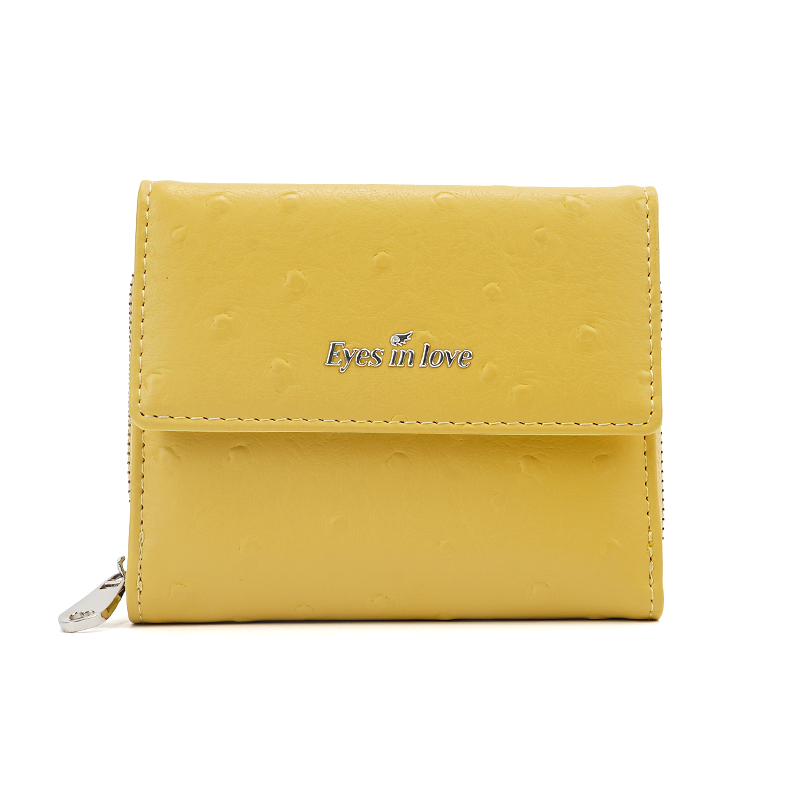 MINI FASHION WOMEN CLASSIC LEISURE WALLET SHORT PU WALLET COIN PURSE